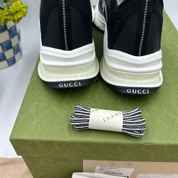 Men's Gucci interlocking G run sneakers size 13 made in Italy - Picture 8 of 10